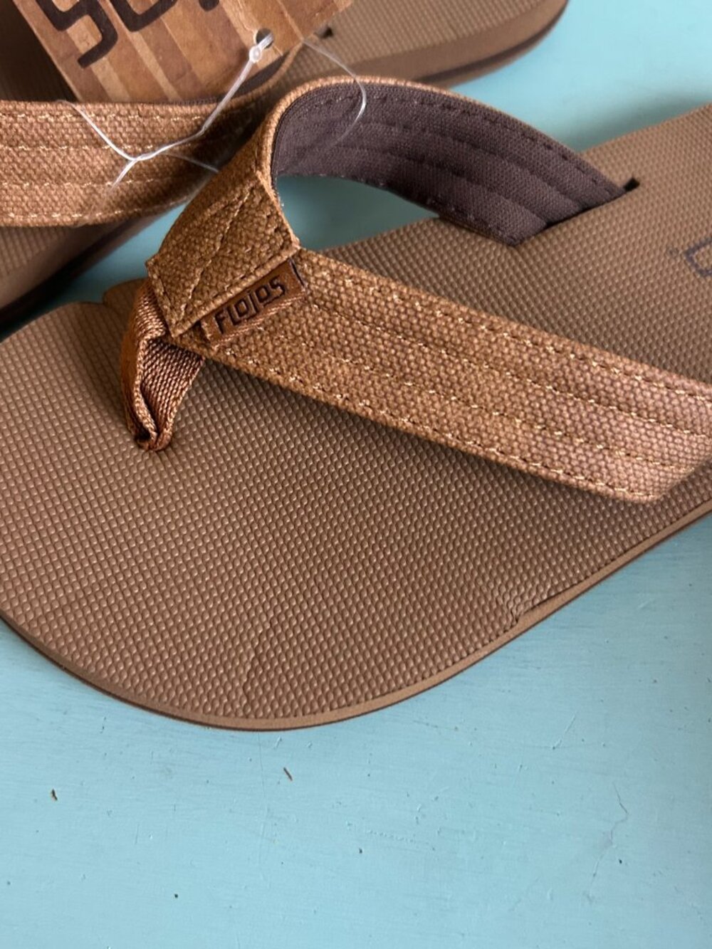 NWT FloJos Ryan Little Boys Sandal Flip Flop Size 12 Summer Beach Casual Preppy - Picture 4 of 10